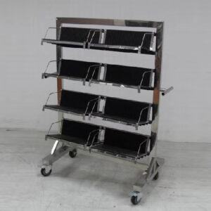 Stainless Steel Trolley with Basket